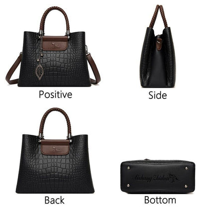 3 Layers Pocket Handbag Women Handbags Ladies Shoulder Messenger Bags Tote