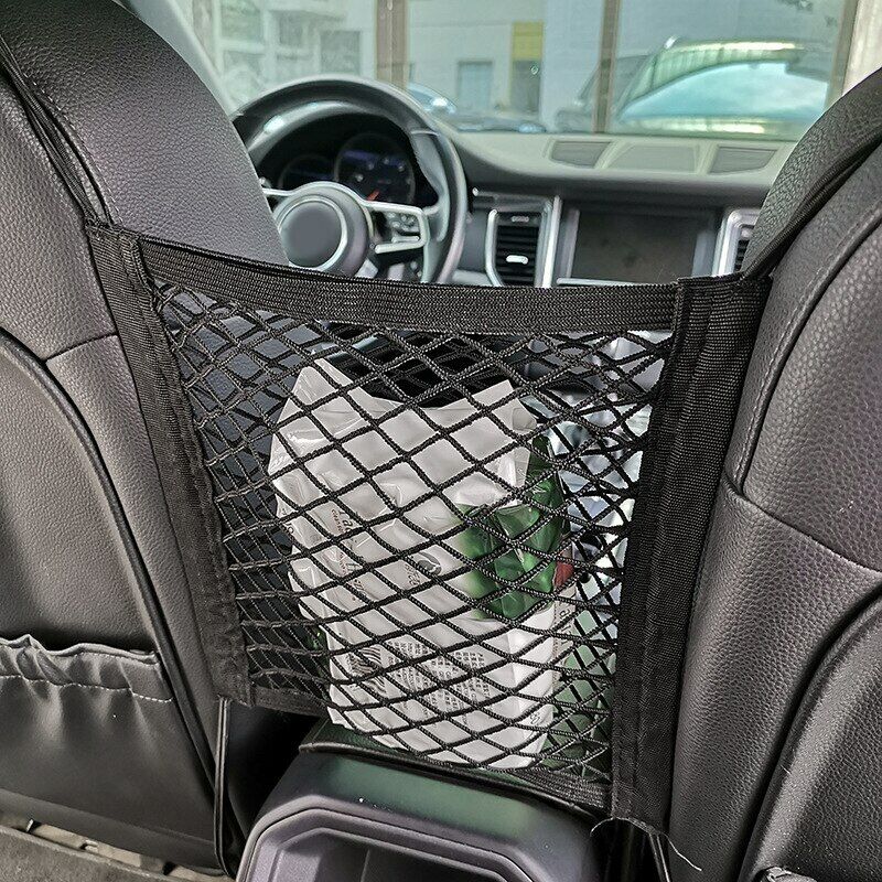 Universal Car Mesh Bag Seat Side Storage Pocket Trunk Cargo Net Auto Accessories