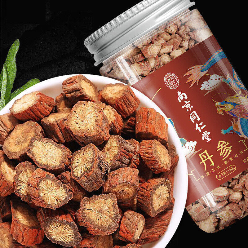 Salvia Miltiorrhiza Tablets Health Care Tea Water Fresh Primary 150g养生泡茶水新鲜原色紫丹参