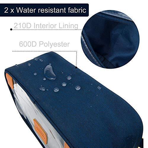 Lermende Toiletry Bag for Men and Women, Mens Blue