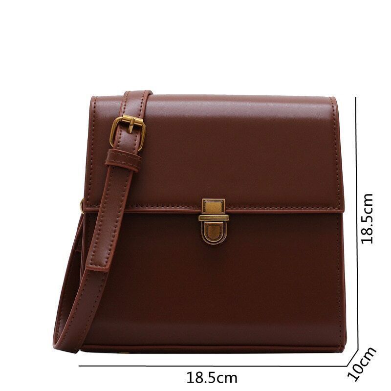 Women's Shoulder Bag Autumn Square Bag Ladies Crossbody Purses Texture Femme