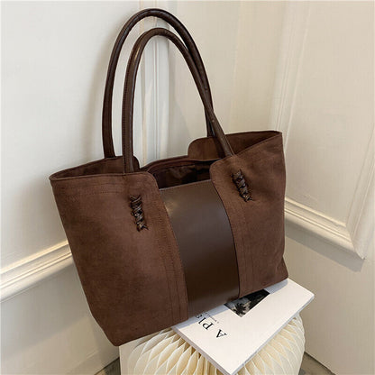 Womens PU Leather Shoulder Bag Tote Purse Handbag Messenger Crossbody Satchel