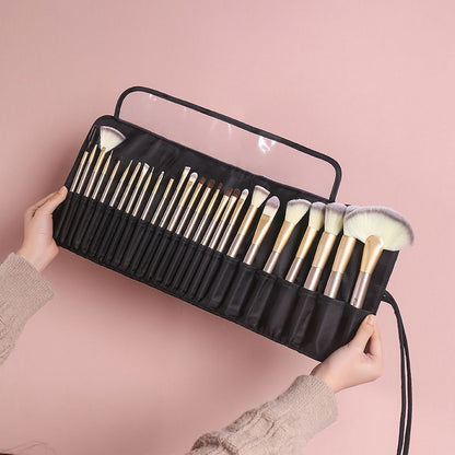 Makeup Bag Artist Cosmetic Pouch Organizer Brushes Traveling Purse 13*22*55 CM