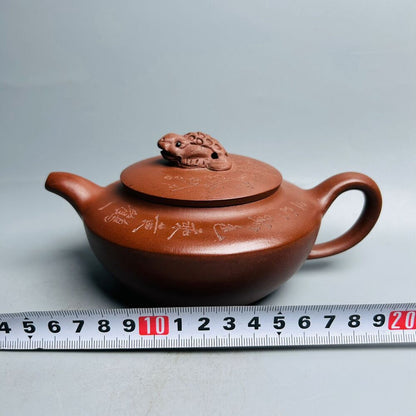 Vintage Chinese Yixing Purple Clay Teapot Zisha Ceremony Teaware Collection Rare