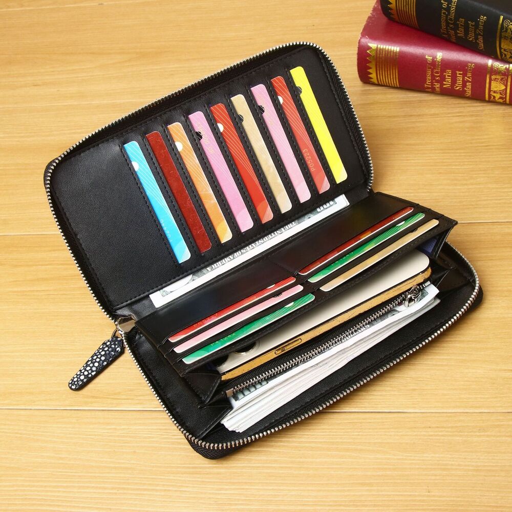 Devil fish pattern men's clutch bag, desinger long zipper wallet for men