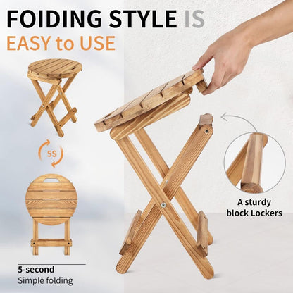 Multi-Purpose Wooden Folding Patio Table Portable Desk Home Office Decoration