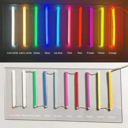 Neon Lights Tooth Signs LED Party Table Lamps Shop Window Art Room Decor 10x18cm