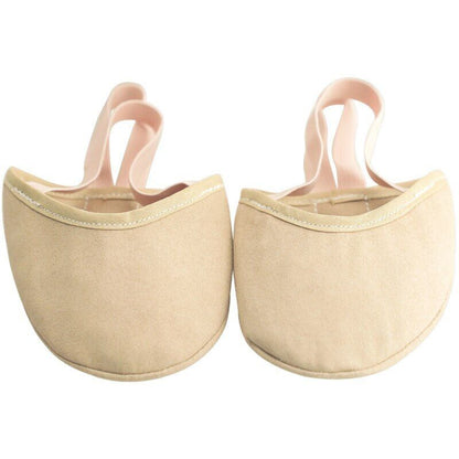 Rhythmic Gymnastic Shoes Microfiber Tan Elastic Half Sock Ballet Belly Dancewear