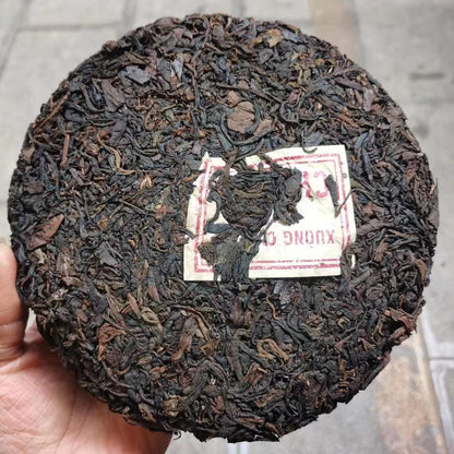 357g Yunnan Old Pu-erh Ripe Tea Cake 1930 Aged Ripe Pu'er Tea Premium Puerh Tea