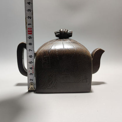 Vintage Chinese Yixing Purple Clay Teapot Zisha Ceremony Fashion Gift Teaware