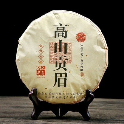 2015 Fuding White Tea High Mountain Gong Mei Tea 350g Bai Cha Shou Mei Cake