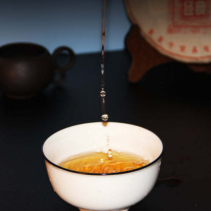 357g Yunnan Puerh Ripe Tea Cake Ancient Tree Spring Cooked Pu-erh Tea Pu'er Tea