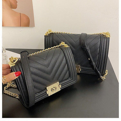 Retro Embroidery Chain Bag Handbag Shoulder Messenger Small Square Bag S/L Size