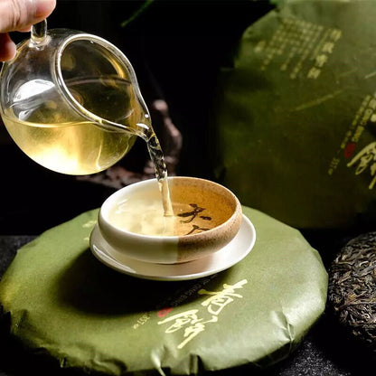 357g Jing Mai Shen Puer YunNan JingMai Ancient Tree Special Grade Puerh Tea