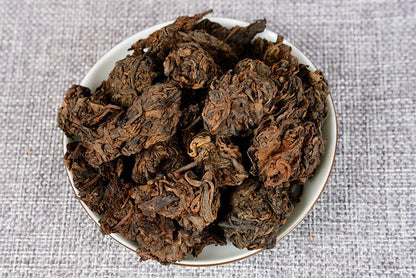 Puerh Tea Ripe Tea 2009 Menghai Ancient Tree Golden Bud Tea Head 500g