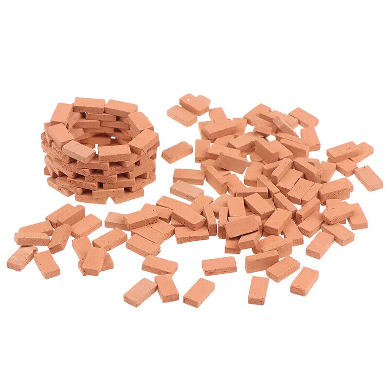 Simulation Brick 50-120Pcs Clay DIY Building Scenery Dollhouse Mini Landscape