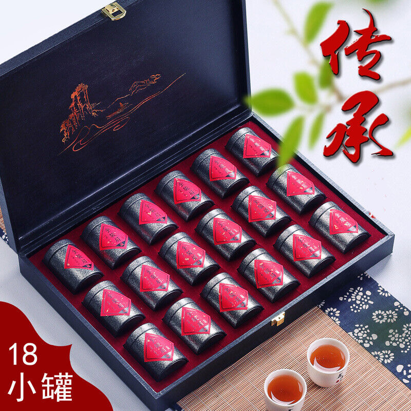 Golden Jun Mei Black Tea Gift Set 金骏眉红茶茶叶礼盒装 送礼 长辈 节日礼品225g（18小罐装/盒）