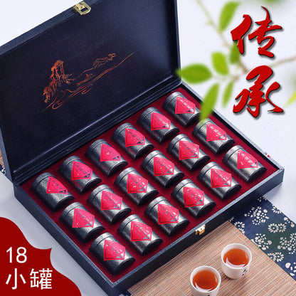 Golden Jun Mei Black Tea Gift Set 金骏眉红茶茶叶礼盒装 送礼 长辈 节日礼品225g（18小罐装/盒）