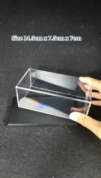 Toy Car Model Display Case Acrylic Hard Cover DIY Figure Storage Scale 1:43 1:64