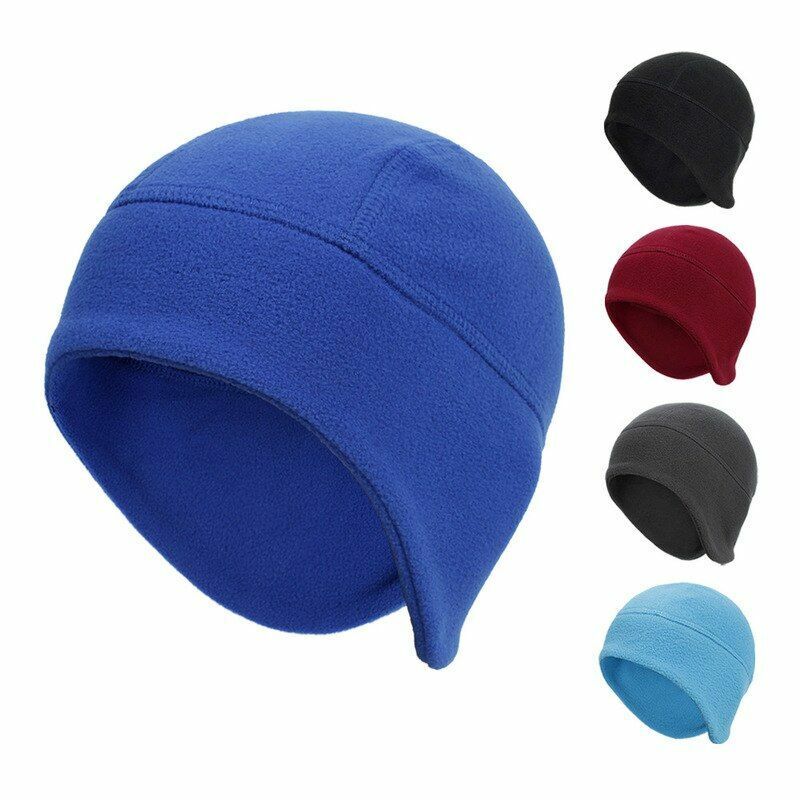 Unisex Outdoor Windproof Winter Warm Fleece Hat Camping Hunting Tactical 56-50CM