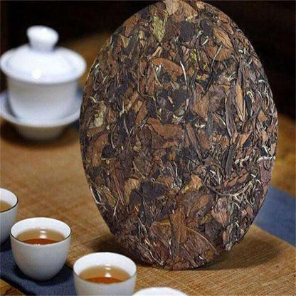 Yunnan High Mountain Old Ancient Tree White Tea Cake 357g Tea Sun White Tea