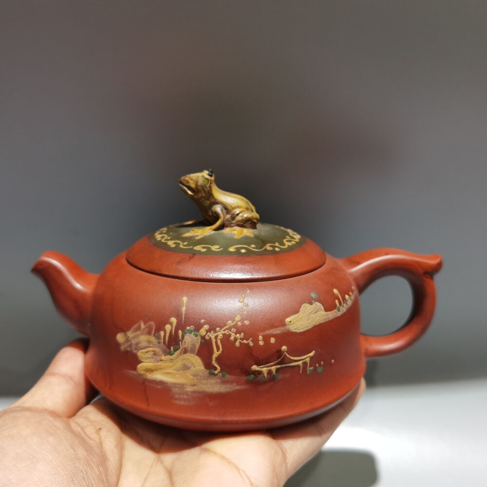 Vintage Chinese Yixing Purple Clay Teapot Zisha Ceremony Fashion Nice Teaware