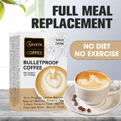 7g*10bags Light Fast and Full White Coffee Bulletproof Coffee Healthy Drink