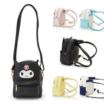 Synthetic Backpack Cartoon Melody Bag Messenger Bag Travel Bag Handbag Polyester