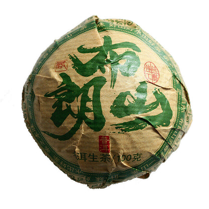 100g/3.52oz Natural Pu'er Tea Tuo Bulang Mountain Big Pu'er Tea Raw Tea