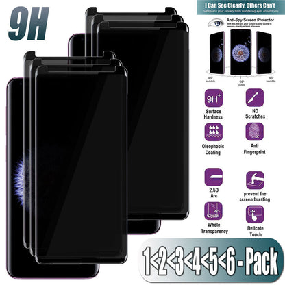 For Samsung Galaxy S9 Plus / S9 Thin Fit Privacy Tempered Glass Screen Protector
