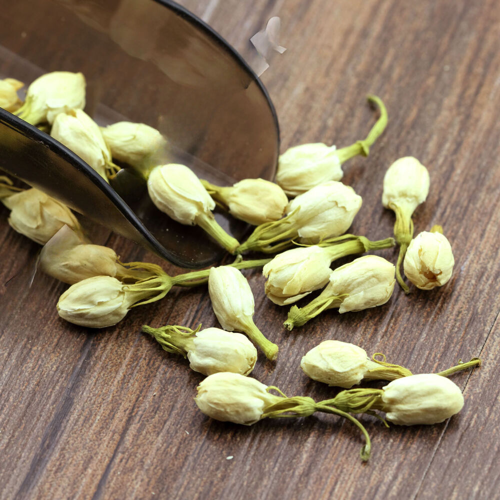 HELLOYOUNG 100g/3.52oz Jasmine Flower Floral Buds Herbal Tea Natural Fragrance