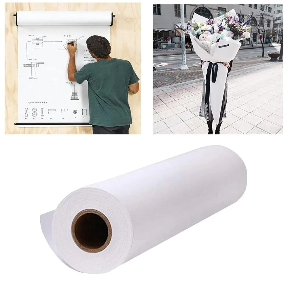 Paper Roll White Kraft Arts And Crafts Coloring Drawing Easel Material 10 20 30m