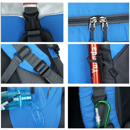 Men's Hiking Outdoor Nylon Backpack Travel Sports Bag Backpack School Bag Pack