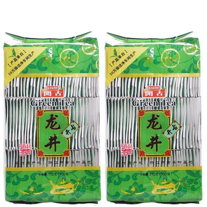 110g*2 New Longjing Tea Bag Teabag Top Health Organic Green Tea Bag Package