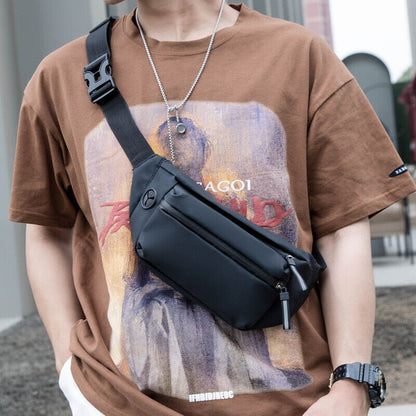 Pack Sports Running Cycling Waist Bag Pack Male Shoulder Belt Bag Pouch Bags