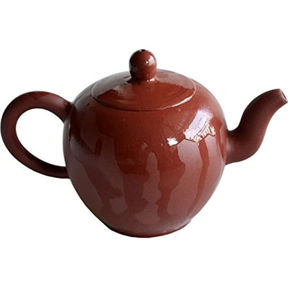 Teapot 6.8oz Chinese Yixing ZiNi Zisha Tea Pots Yellow Meirenjian (Red brown)