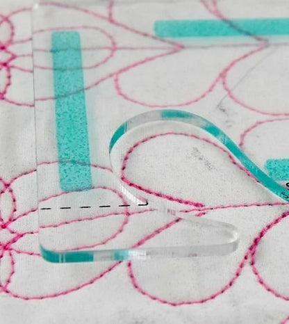 Quilting Ruler Free Motion Essentials Template Sewing Machine Template Patchwork