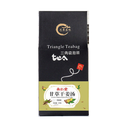 Licorice dry ginger soup sizzling licorice ginger sweet warm body to remove cold
