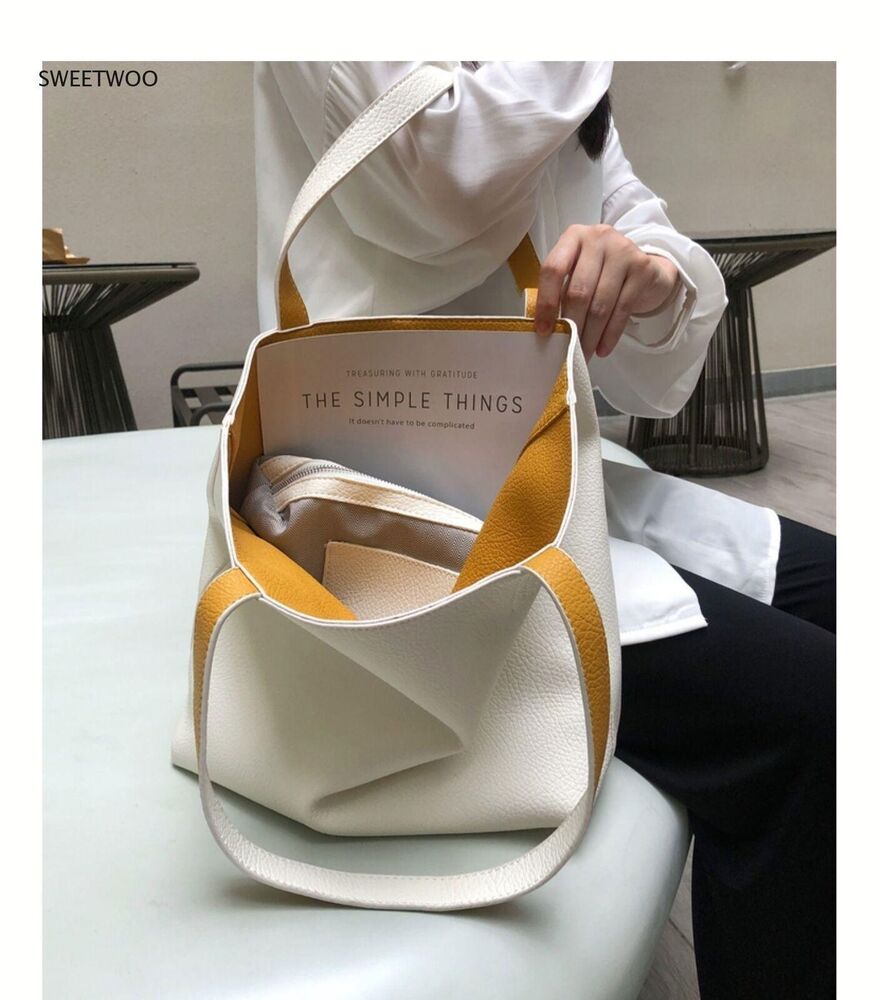 Ladies Shoulder Bag Women Student Book Shopping Bag Tote Handbag