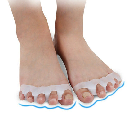 Silicone Foot Care Gel Bunion Protector Toe Separator Straightener Spreade 1Pair