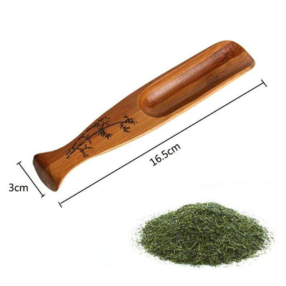 Tea Scoop Shovel Bamboo Coffee Tea Spoon Powder Tools Chinese Teaset Accessories
