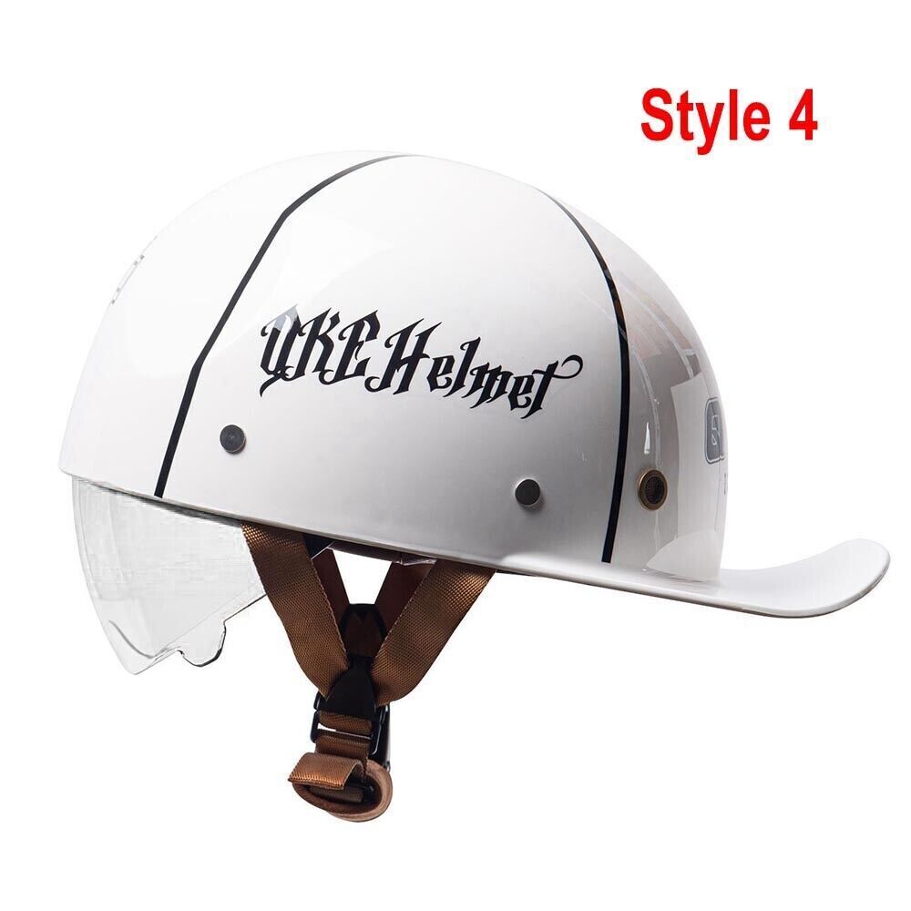 Motorcycle Duck Helmet Retro Helmets Baseball Cap Half Colorful Men Head Safety