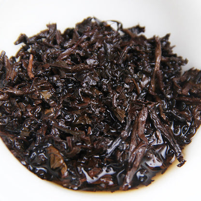 357g Boiled Puerh Tea Cake Banzhang Golden Bud Ripe Pu-Erh Tea Chinese-
