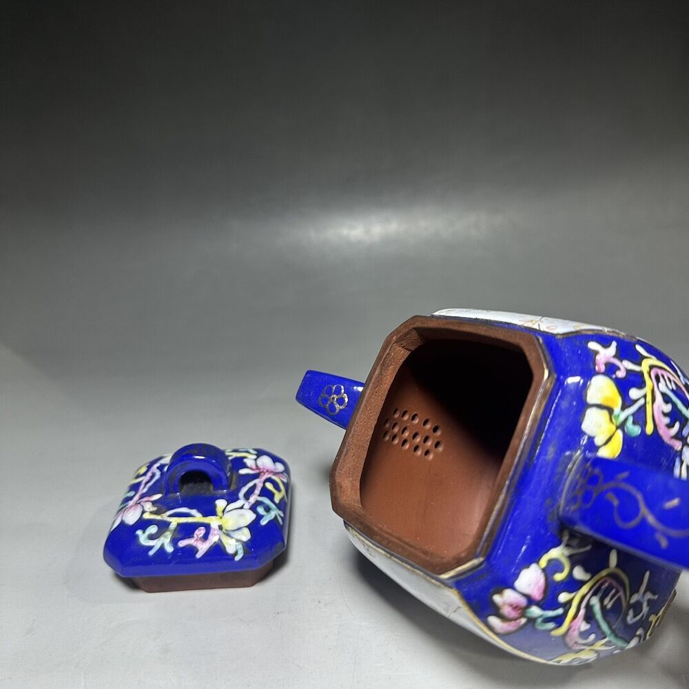vintage chinese yixing purple clay teapot zisha ceremony teaware collection rare
