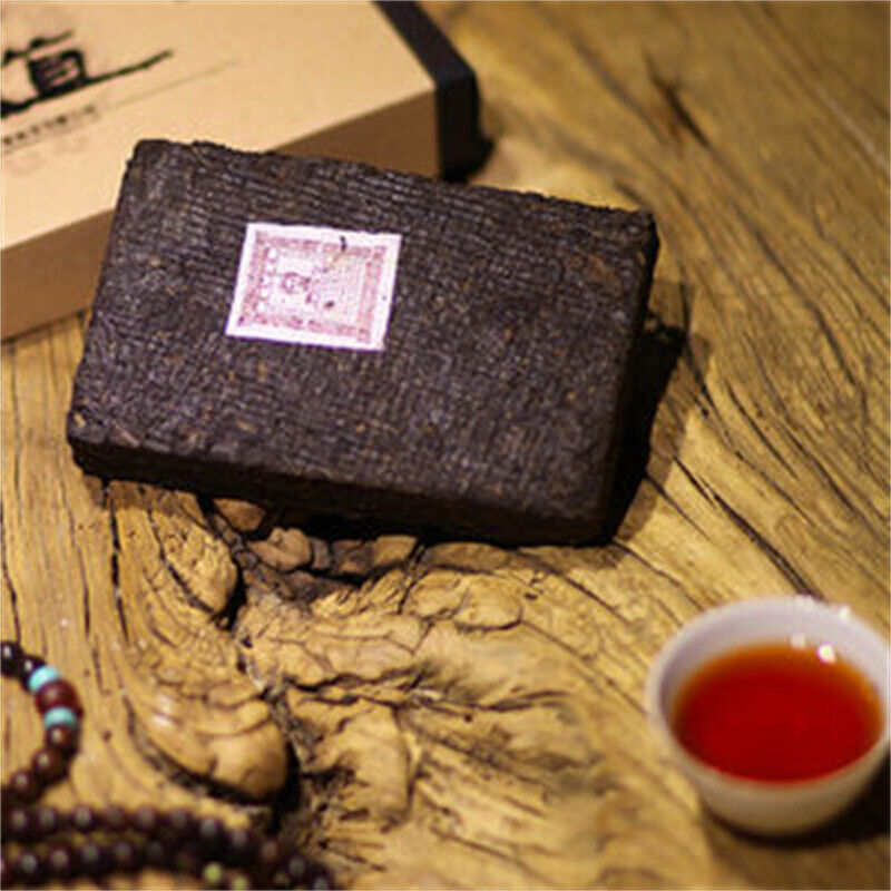 1000g Bamboo Shell Old Pu'er Tea Brick Chinese Ancient Tree Big Leaf Pu-erh Tea