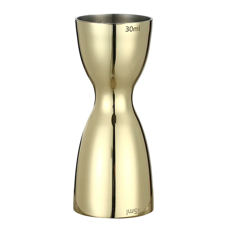 Cocktail Jigger 30ml 45ml Stainless Steel Two Sided Flip Measuring Cup Bar Tools