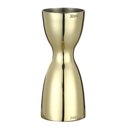 Cocktail Jigger 30ml 45ml Stainless Steel Two Sided Flip Measuring Cup Bar Tools