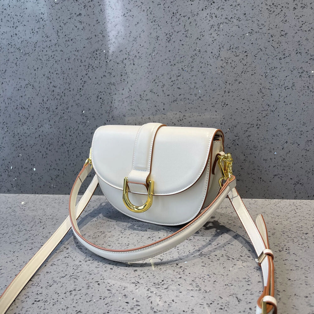 Women Handbags Geniue Cowhide Leather Saddle Bags Crossbody Shoulder Bag Ladies