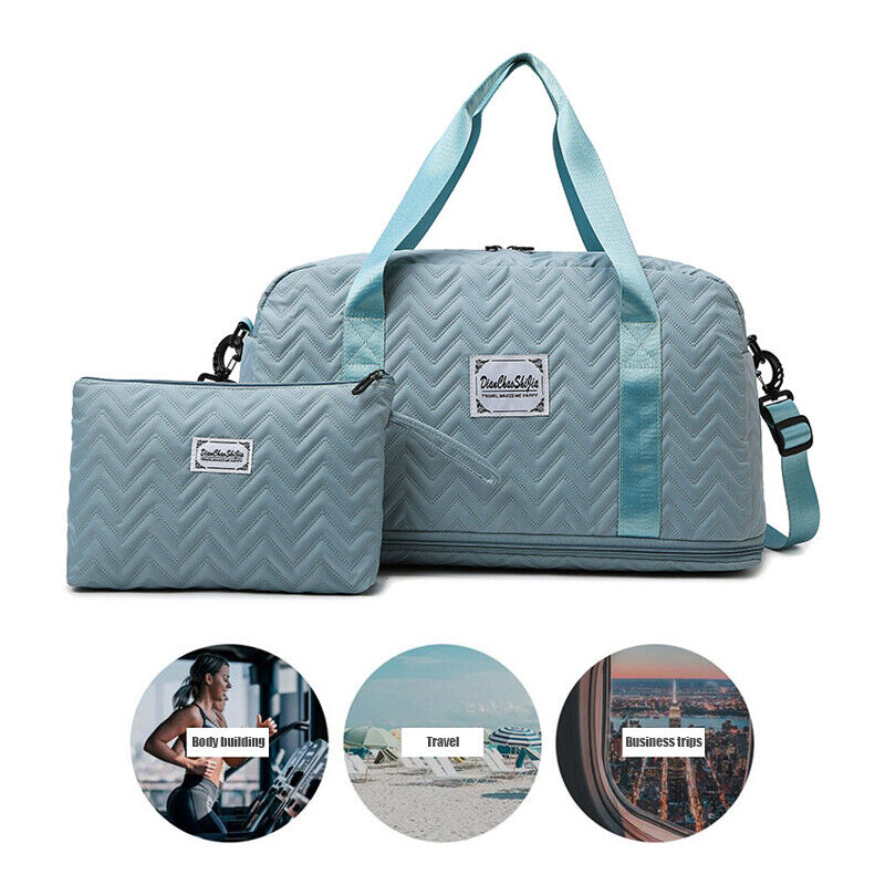 Extensible Dry Wet Separation Handbag Shoulder Bag Waterproof Travel Yoga Sports