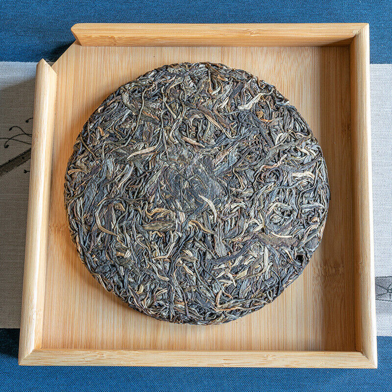357g/12.59oz Yiwu Zhengshan Pu'er Raw Tea Cake Organic Pu'er Seven Seed Cake Tea